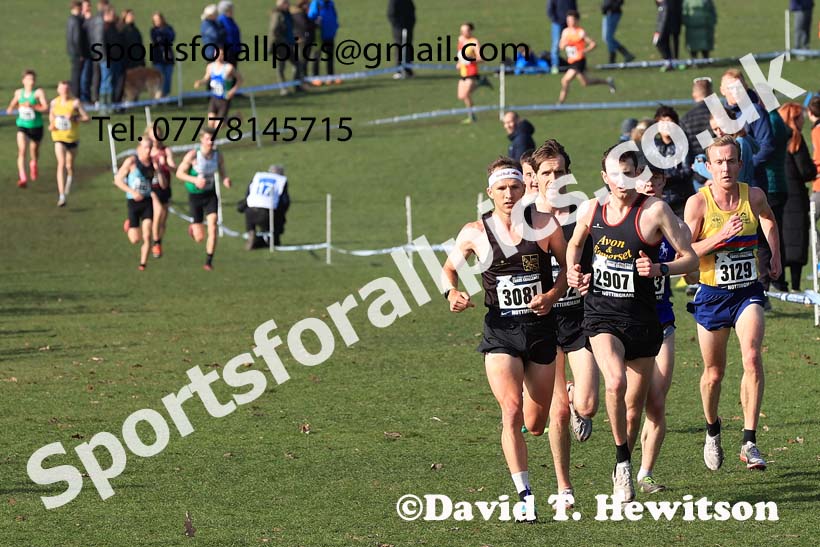 Senior Men, 2024 CAU Inter Counties Cross Country Champs., Wollaton Park, Nottingham. Photo: David T. Hewitson/Sports for All Pics
